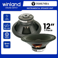 Tosunra by Winland 12-inches High Quality Audio Instrumental Speaker Unit 400W(8ohms) TOS-1208
