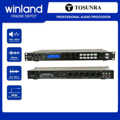 Tosunra by Winland Karaoke Professional Audio Processor With LCD Display & 4-Microphone Input TOS-X5