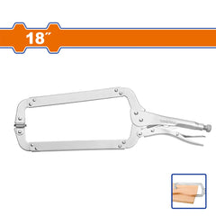 Wadfow by Winland 18-Inches Carbon Steel C-Clamp Plier Vise Locking Pliers Vice Grip WLP4218 WAD-HT
