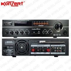 Konzert by Winland Micro Component System w/ USB & SD, FM Radio, Bluetooth & Microphone (KCS-222 MK)