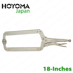 Hoyoma Japan by Winland 18-Inches Carbon Steel C-Clamp Plier Vise Locking Pliers Vice Grip TF-5542