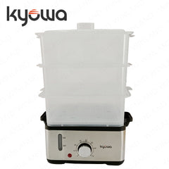 Kyowa by Winland 9L Electric Steamer 3-Layer Transparent Steamer Trays w/ See-through Water Window