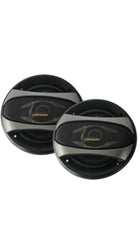 Audioline AMB-1667 6″ Car Speaker Coaxial 800W 4Ω High-Power Auto Audio Pair