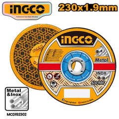 Ingco by Winland  Abrasive Metal Cutting Disc 230X1.9mm MCD192302 ING-HT