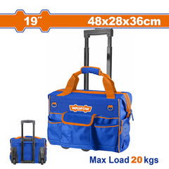 Wadfow by Winland 19inches Industrial Rolling Rigid Tool Bag Storage Organizer Box Max.20KG WTGR102