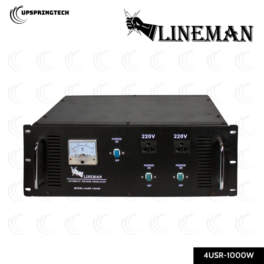Lineman Rack Mountable AVR 1000W Automatic Voltage Regulator 220V
