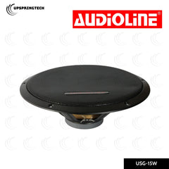 Audioline USG-15W 15” Pro Hi-Fi Woofer 600W 8Ω 94dB 30Hz–2000Hz Speaker