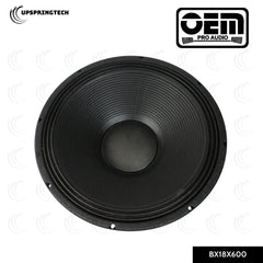 OEM Pro Audio BX18X600 18” Subwoofer 2000W Max 1000W RMS 8Ω 4” Voice Coil