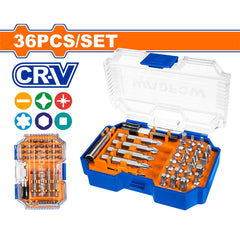 Wadfow 36pcs Screwdriver Bits Set with CR-V Materials (WHT)