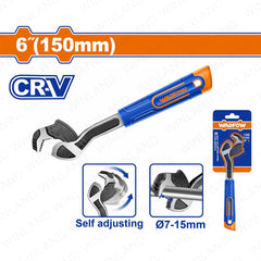 Wadfow by Winland 6in/8in/10in/12in Self Adjusting Steel Pipe Wrench WAD-HT