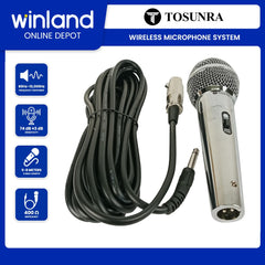 Tosunra by Winland Hypercardioid Wired Metal Handle 3pin Professional Dynamic Microphone TOS-DM-8000