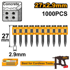 Ingco by Winland Continuous firing nails 27x2.9mm Accessories 1000pcs/per box ING-HT- ANA02271