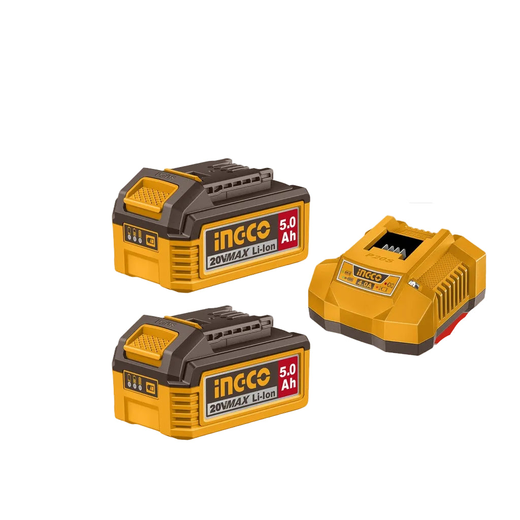 Ingco by Winland P20S Lithium-Ion Battery and Charger Kit 20V FBCPK2513 ING-CT