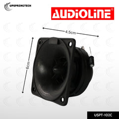 Audioline USPT-102C Tweeter with Capacitor 700W 4Ω High Sensitivity PA Audio