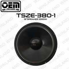 OEM Pro Audio by Winland 15" Sub Woofer Speaker 1000W-TSZE-380-1