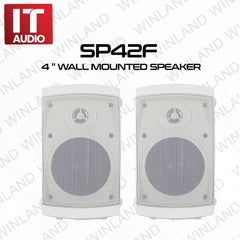 IT Audio by Winland 4" Wall Mounted 2-Way Passive Speaker 100W (Pair) - SP42F