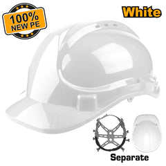 Ingco by Winland Safety Helmet 100% PE Shell with Vents SOLD PER PIECE ING-HT