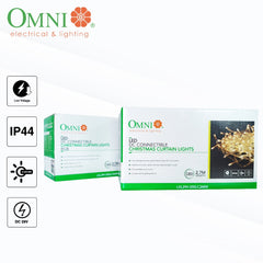 Omni by Winland Connectible Curtain Christmas Light 200 LED/ DC 29V/ 2.7 meters