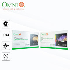 Omni by Winland Connectible Curtain Christmas Light 400 LED RGB /DC 29V/5.4 meters