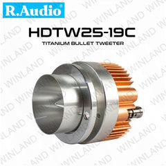R.Audio by Winland Titanium Tweeter 700w Without Light w/ Metal Terminal HDTW25-19C