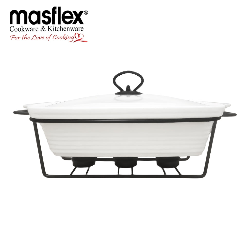 Masflex By Winland 2.5L Rectangular Food Warmer with Stand-CX-71