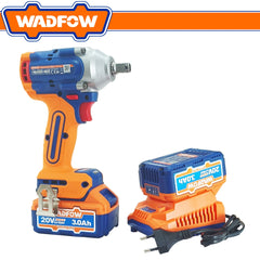 Wadfow P20S/20V Brushless Motor Lithium-Ion Cordless Impact Wrench 480Nm WCD1B483 WAD-HT