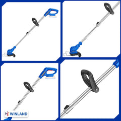 Wadfow by Winland P20S/20V Lithium-Ion Cordless Grass Trimmer Weeder Lawn Mower WGTP5116 WAD-CT