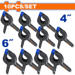 Wadfow by Winland 10pieces/Set Spring Clamp with Fiberglass Mixture Body For Woodwork DIY WCZ5510
