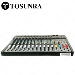Tosunra by Winland 12-CH Input Professional Audio Mixer w/ XLR, MP3 & Digital Effects TOS-CT120S-USB