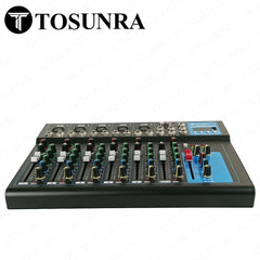 Tosunra by Winland 7-CH Professional Audio Mixer Stereo Live w/ BT, USB & Digital Effects TOS-F7-BT