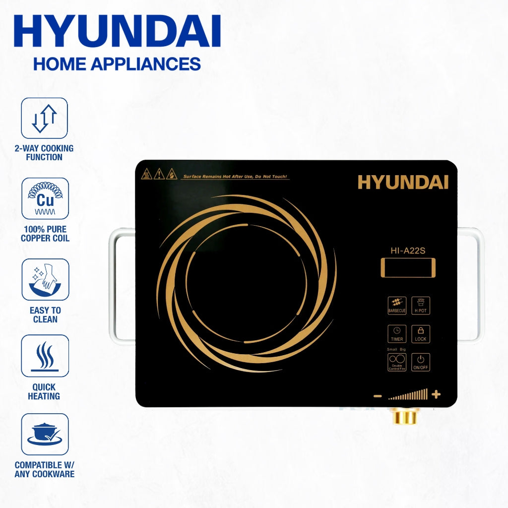 Hyundai Appliances by Winland Infrared Cooker Quick Heating w/ Adjustable Temperature 2200W