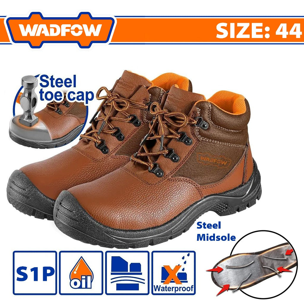 Wadfow by Winland Safety Boots, S1P Class, Leather Use for Work Protection Steel Toe & Midsole