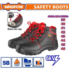 Wadfow by Winland SB Class, Split Leather and Dual Density PU Sole Safety Boots WAD-HT