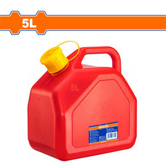 Wadfow by Winland 5 Liters HDPE Plastic Jerry Can with Gas Can Spout 24 x 15.5 x 25cm WQY2305 WAD-HT