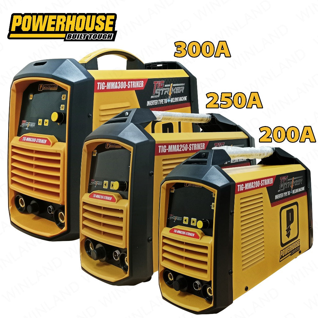 Powerhouse by Winland Inverter Type Welding Machine TIG Striker 200AMP/250AMP/300AMP