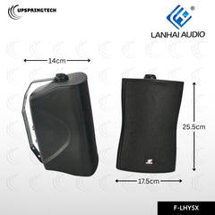 Lanhai F-LHY5X 5.25" Wall Mounted Speaker 30W 2-Way Wide Frequency PA Audio