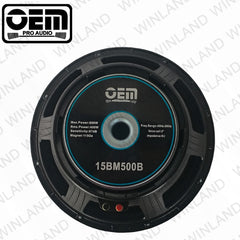 OEM Pro Audio by Winland 15" Instrumental Speaker 800W - 15BM500B