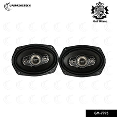 Gulf Milano GM-7995 6x9″ 5-Way Car Speakers 1200W 4Ω Pair