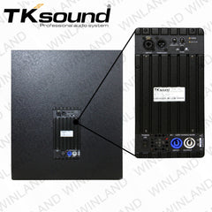 TK Sound by Winland Professional Audio Speaker – Single 18" Active Subwoofer 1400W - TSW-118SA