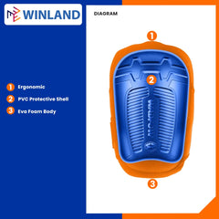 Wadfow by Winland Load-Bearing Back Support Belt Combo Kit with Protective Knee Pads WKP9002 WAD-HT