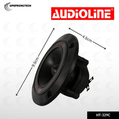 Audioline HT-329C Piezo Tweeter 750W High Frequency PA Speaker w/ Capacitor