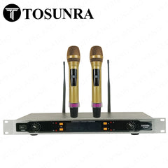 Tosunra by Winland 2-Channel High-Quality Professional Wireless VHF/UHF Microphone System TOS-U-3000