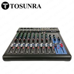 Tosunra by Winland 12-CH Mixing Console Mixer w/ 6 Mic/12 Line Inputs 4 mono+4 stereo TOS-MG12XU-USB