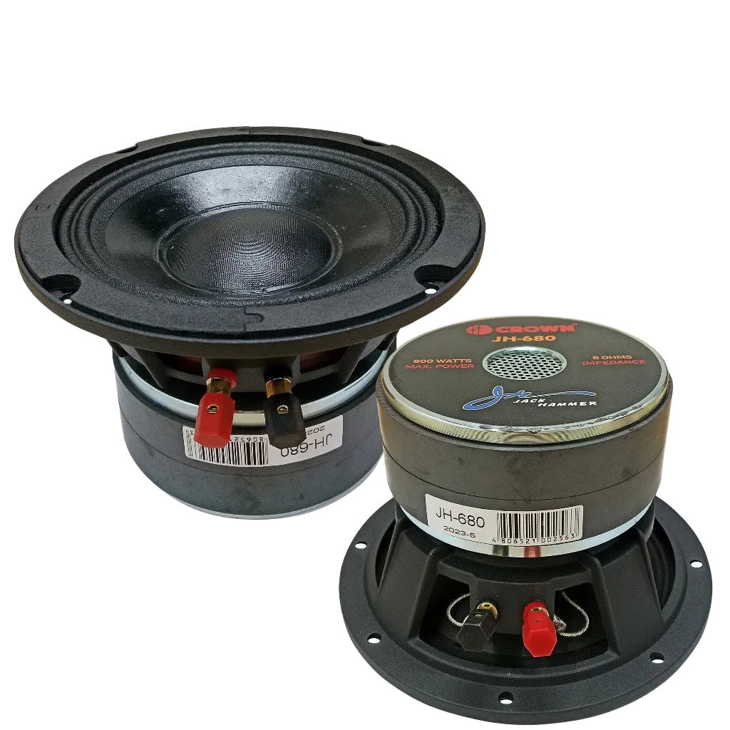 Crown by Winland Jack Hammer Series 6.5inches High-Power Instrumental Speaker 800Watts JH-680