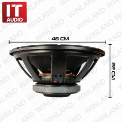 IT Audio by Winland 18" Sub Woofer Speaker 1800W - PW1870F
