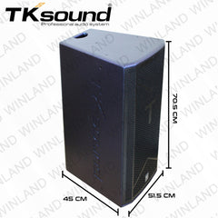 TK Sound by Winland Professional Audio Speaker 15" Full Range 1100W - TSA-115
