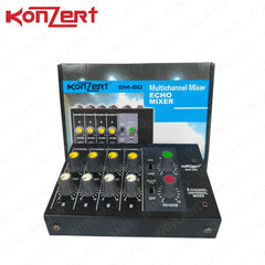 Konzert by Winland EM-80 Portable Multichannel Mixer 8 Channels