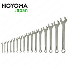Hoyoma Japan by Winland 16PCS/Set (8-32mm) Professional Matte Finished Combination Wrench HT-RPCW16S