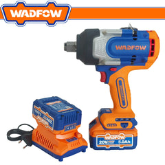 Wadfow by Winland P20S/20V Brushless Motor Lithium-Ion Cordless Impact Wrench 1280Nm WCD1B128 WAD-HT