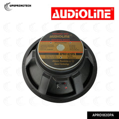 Audioline APRO1820PA 18″ Instrumental Speaker 800W RMS 1000W Max 8Ω